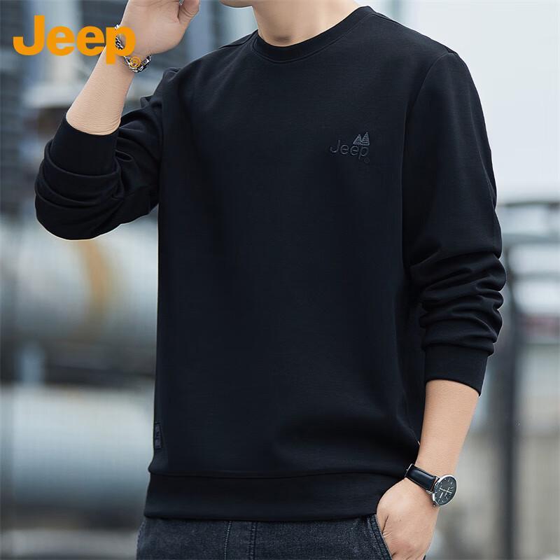 Jeep Men's Casual Crew Neck Sweatshirt