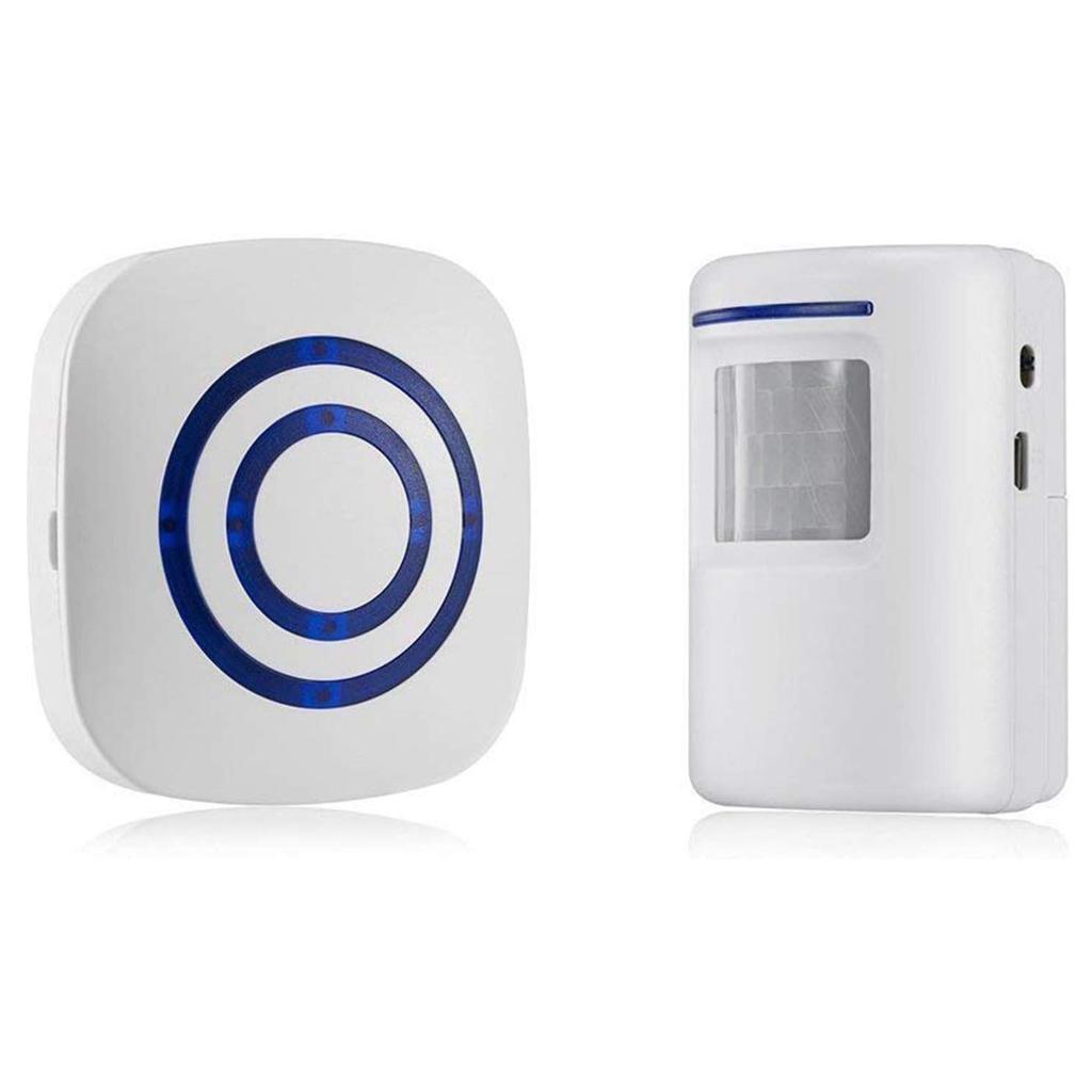 Fine Passage Alarm, Wireless Alarm System with Motion Sensor, Access Speed, Motion Bell with 38 Ringtones, Driveway Alarm