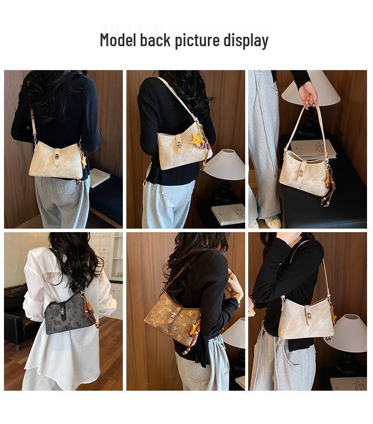 Women's High-End Embroidered Underarm and Crossbody Bag (2026)