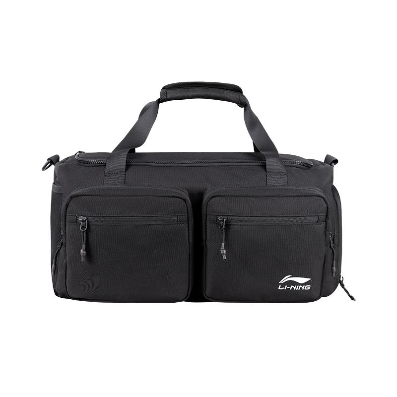 

Li Ning Sports Lifestyle Series 24L Brand Logo Travel Bag Unisex Travel Bag Black Cream ABLV033 Black