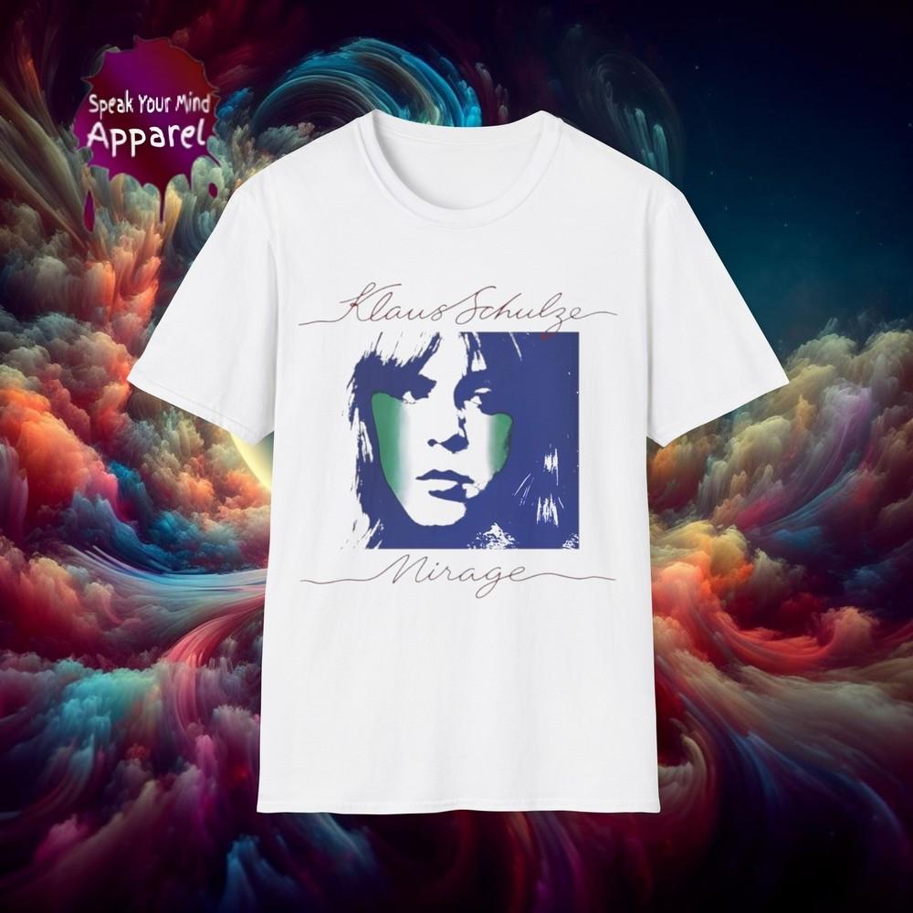 Soft Cotton T-Shirt. Klaus Schulze Mirage Unisex T-Shirt L