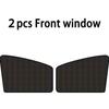 4 Pieces Magnetic Car Sun Blinds - Ultra Slim, UV & Thermal Insulation, Telescopic Side Window Sunshades, Mosquito Proof, Partia