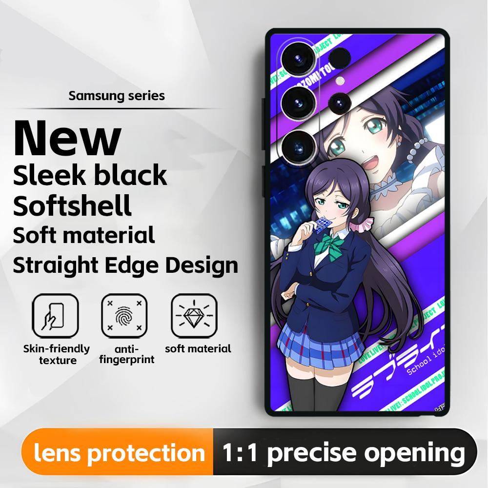 Love Live! School Idol Project  Phone Case For Samsung Galaxy S25 S24 S23 S22 S21 S20 Plus Ultra Note20 Soft Black