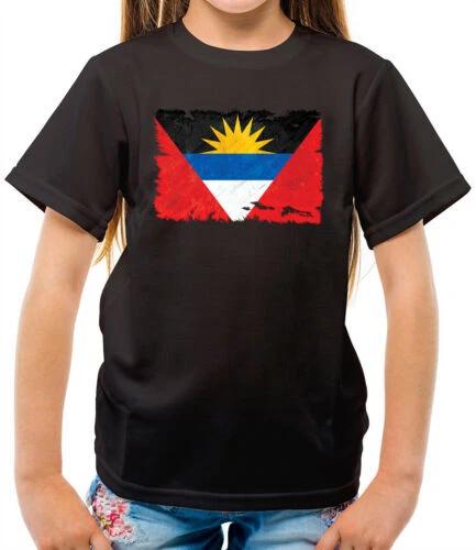Antigua And Barbuda Grunge Flag Style - Children - Antiguan - Barbudan 130