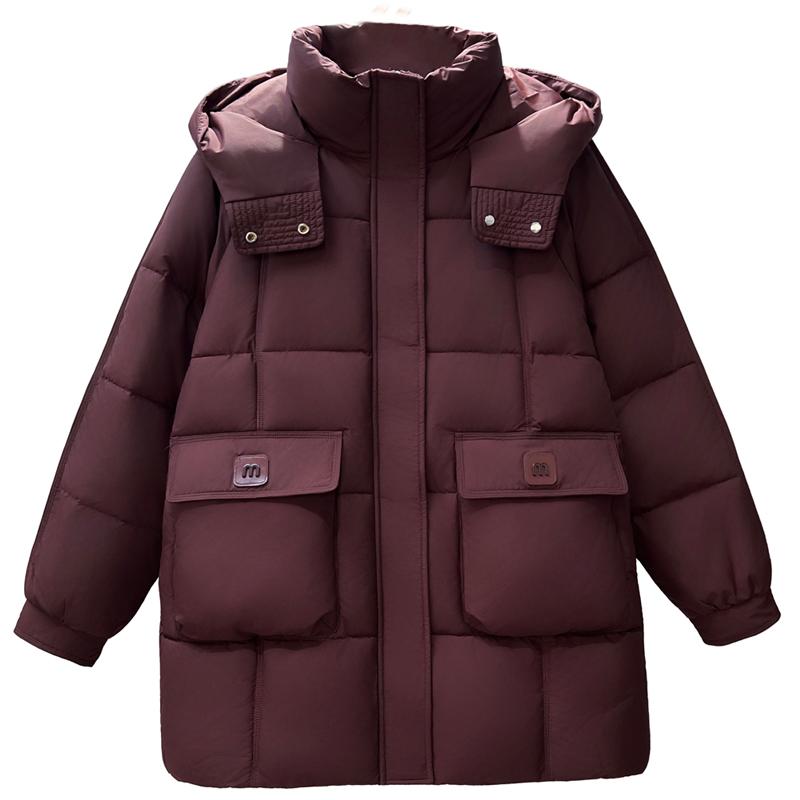 Fashion Woman Winter Long Coats Hooded Plus Size Loose Thick Warm Parkas Women's Jackets