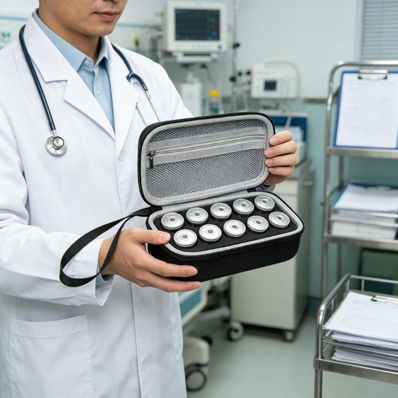 10 Compartment Portables Insulin Storage Case Insulin Small Bottle Organizers Medicals Bags For Diabetes Supply