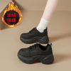 Muffin-Schuhe Plateau-Erhöhung Sneaker Dad-Schuhe Winter 2025 neu kleine weite Hose Mode Damenschuhe