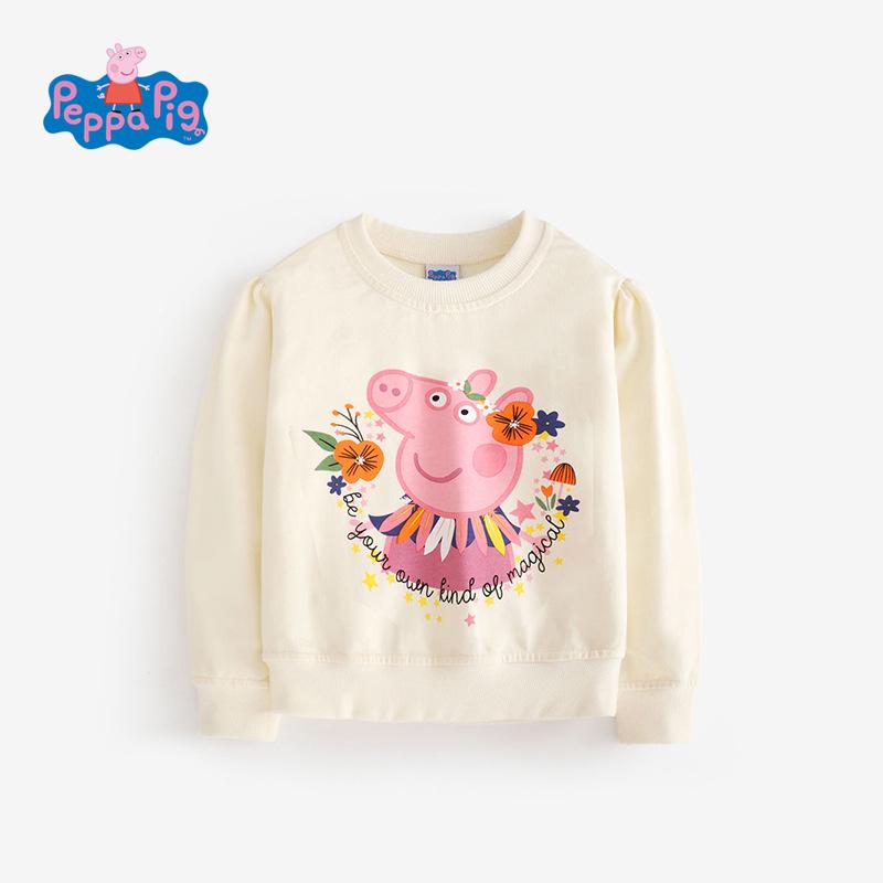 

Peppa Pig Girls Cartoon Sweatshirt - Fashionable Long Sleeve Top for Spring and Autumn 100cm