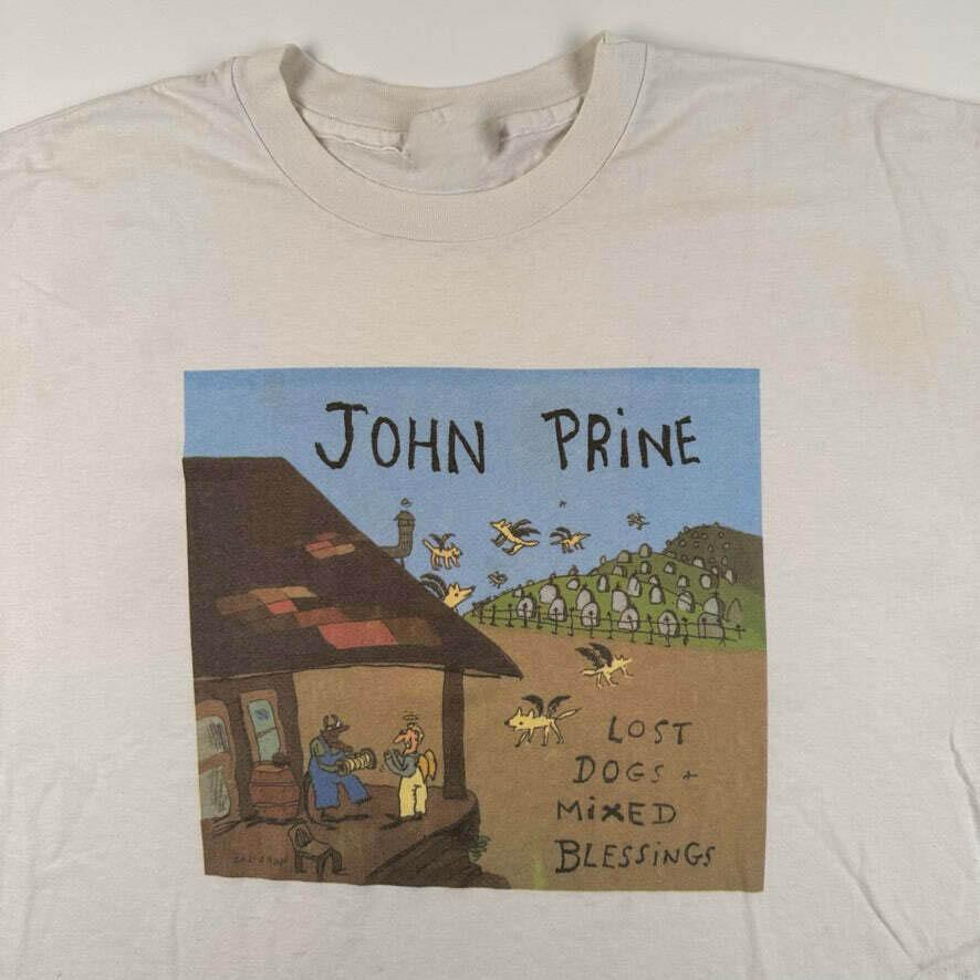

John Prine Lost Dogs Mixed Blessings Cotton Classic T-shirt All Sizes Unisex T-Shirt S