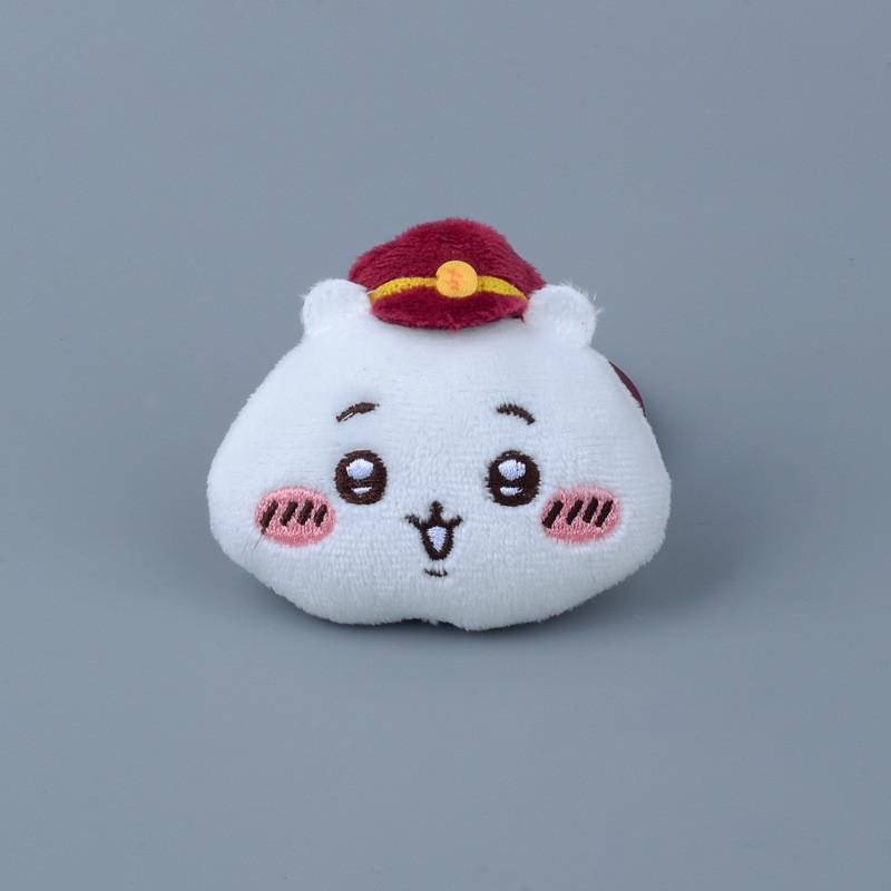 Train Conductor Chiikawa Hachiware Usagi Plush Brooch Toy Stuffed Doll Gift Kids