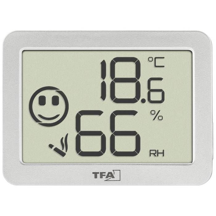 Tfa dostmann thermo-hygromètre blanc 30.5055.02