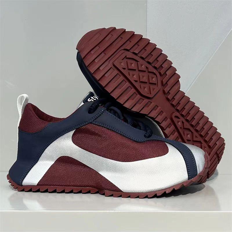 

Men s shoes 2025 summer new fashion versatile trend thick sole heightening breathable non-slip wear-resistant teen dad shoes 44