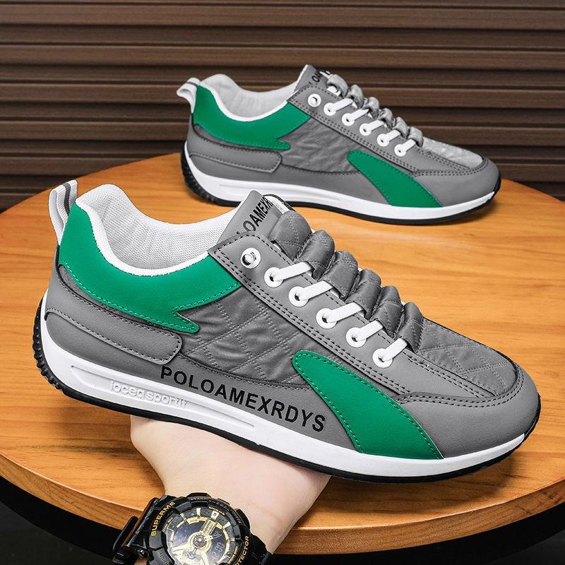 

Fashion Unisex Couple Men Running Outdoor Sport Jogging Shoes 2024 New Women Vulcanized Shoes Flat Casual Sneakers For 39 зелёный