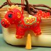 Creative Stuffed Animal Keyring Cute Cartoon Steed Doll Zodiac Pony Figurine  Home Decoration