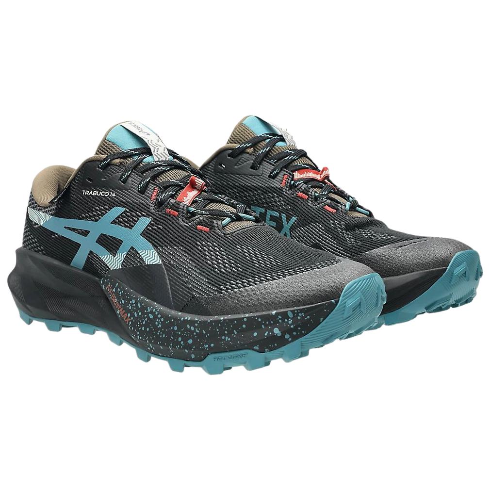 Asics Gel-Trabuco 14 Gore-Tex Comfortable Fit Trail Running Shoes Unisex Sneaker Black 1011C165-001