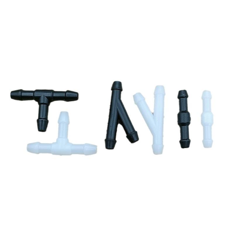 Car Wiper Water Sprayer Angled Tee Hose Connector Y-Joint