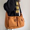 Japanese Style Large Capacity Crossbody Bag: Unisex Casual Shoulder Bag for Commuters, Students, and Everyday Use.