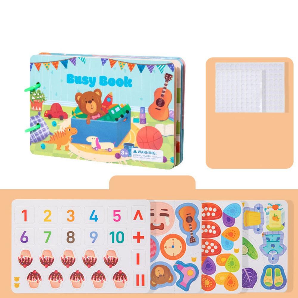 

Repeated Pasting Montessori Quiet Busy Book Digital Classification Sticker Book Children Style 4