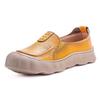 New Women's Loafers Shoe Antislip Retro Genuine Leather Shoes Women Comfortable Female Boat Shoes Spring and Autumn