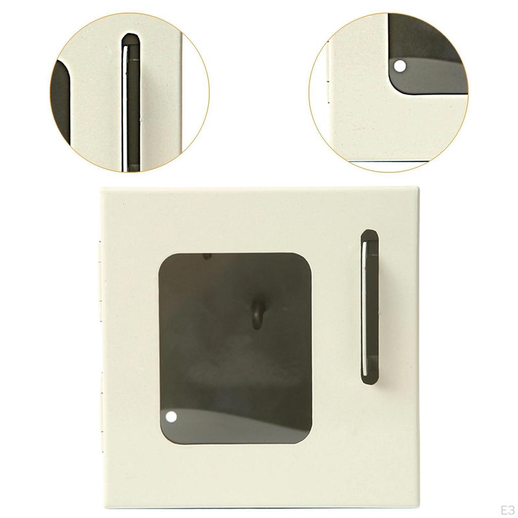 Wall-mounted Lockout Box with Transparent Panel, Quality Locking System for Industrial And