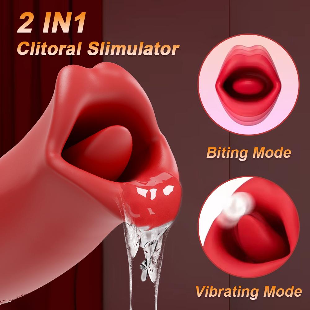 Realistic Dildo Vibrators Sex Toy For Women Tongue Licking Sucking G Spot Vibrator Nipple Clit Clitoral Vibrations Stimulator