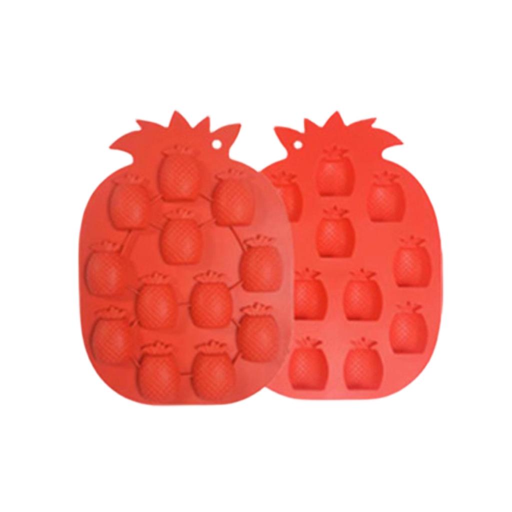 Molde de Silicona para Cubitos de Hielo con Forma de Piña para Chocolate, Dulces y Horneado DIY, Molde de Hielo Flexible Antiadherente con Forma de Piña para Uso en la Cocina