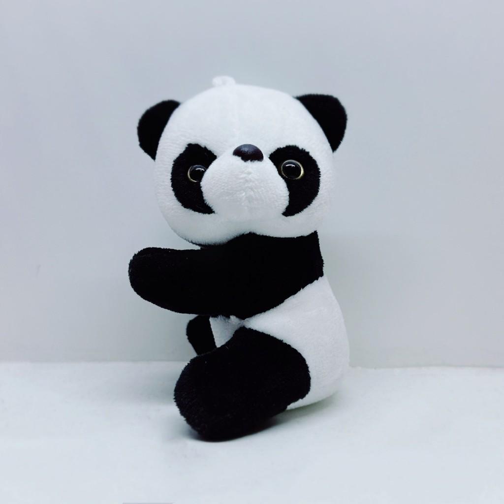 Cute Plush Panda And Raccoon Clip Plush Toys For Travel Gifts And Notes Holders