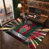Tappeto in Velluto di Cristallo Personalizzato Rugby Inghilterra, Tappeto Morbido Antiscivolo con Testo Nome Personalizzato per Soggiorno Camera da Letto