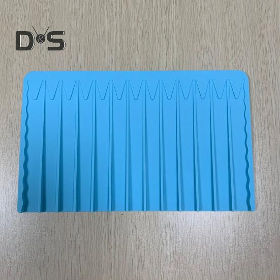 Food Grade Draining Mat Flexible Anti Scratch Kitchen Self Draining Silicone Drying Mat Home Supplies