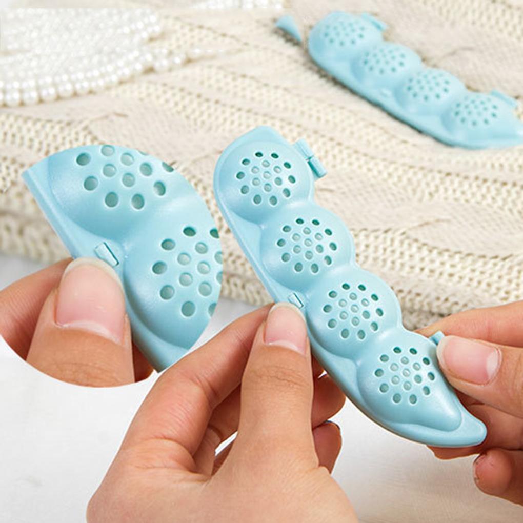 2 Pieces Pea Ball Wardrobe Anti-odor Anti-insect Travel Household Kitchen Indoor Hollow Detachable