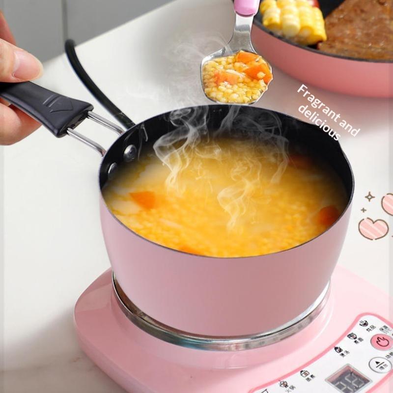 1Pcs Portable Omelette Pan Mini Nonstick Cast Iron Skillet With Handle For Induction And Gas Cooktops Children'S Breakfast Pot