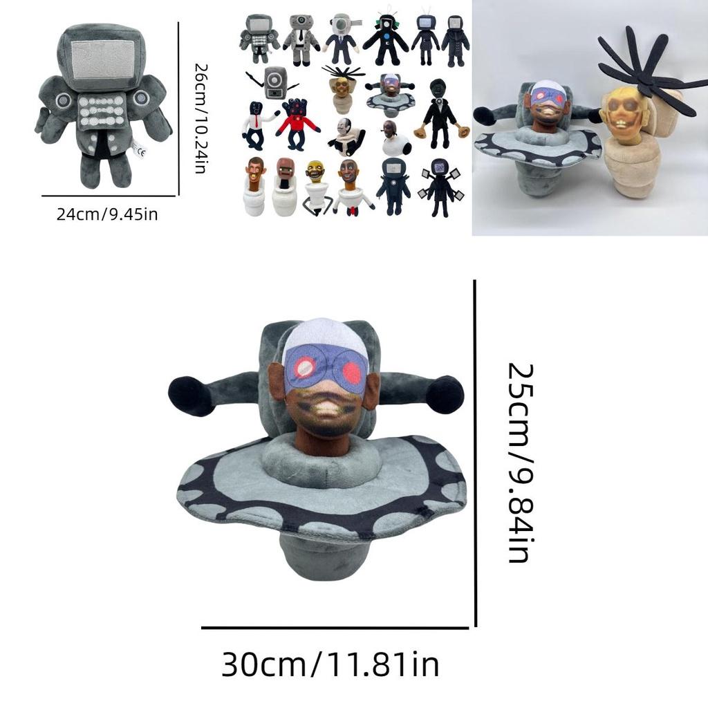 Skibidi Toilet Plush Cute And Soft Stuffed Toy For Kids Youtube Adventure Character