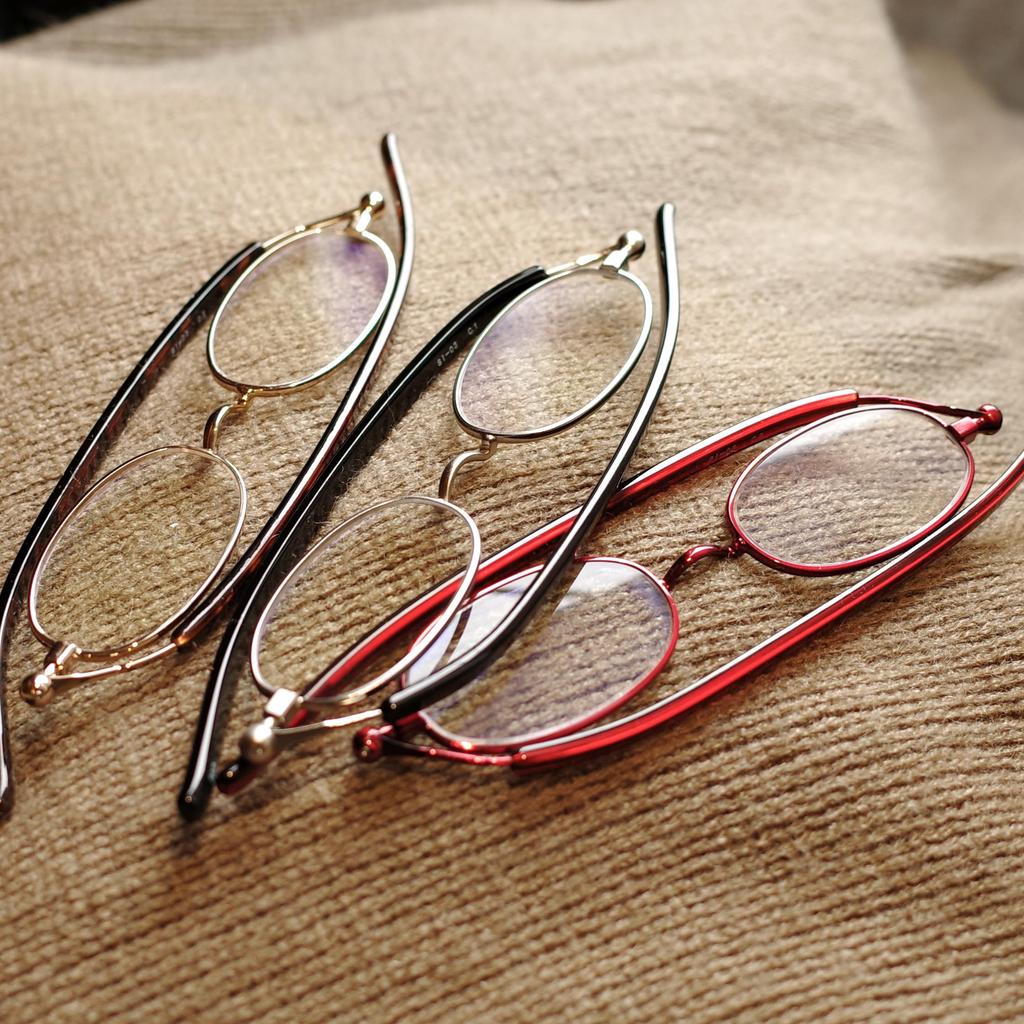Thin Reading Oval Designed by a Sabae Blue Light UV [SHIORI] Glasses, Shape, Manufacturer, Cut, Cut, Stylish, Wine, SI-03-3 +2.50