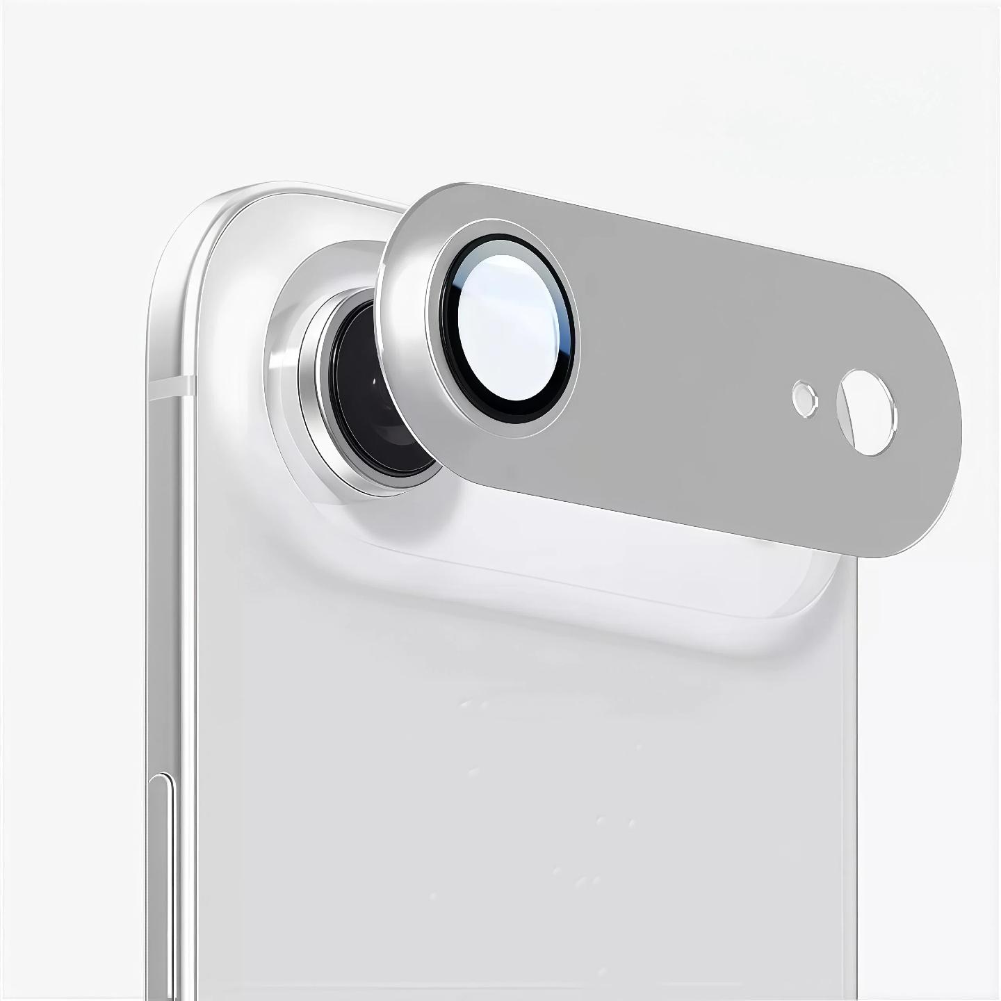 

All-in-One Full-Coverage Lens Protector for Apple iPhone 17 Air, Matte Armor Metal Camera Guard Cover for iPhone Air Rear Camera For iPhone Air серебряный