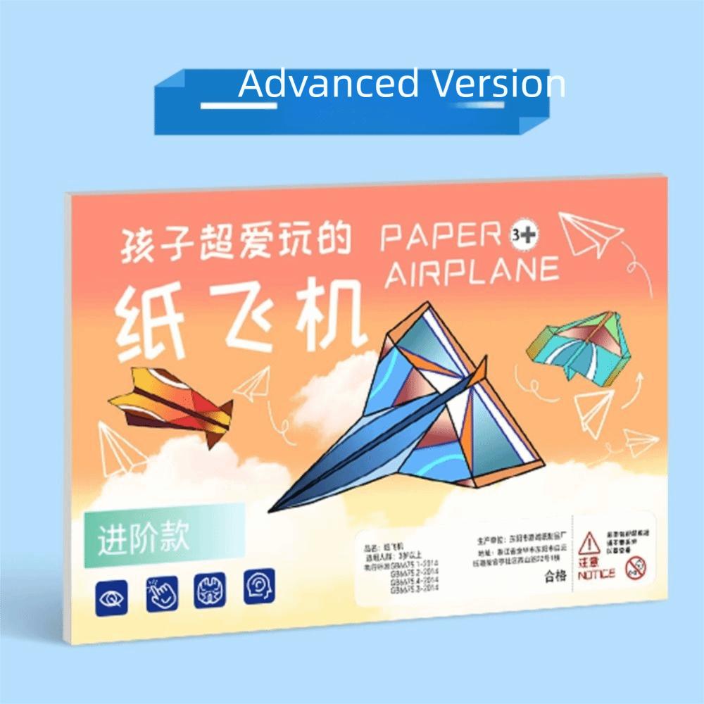 Montessori Handmade Airplane Origami Paper Versatile Paper Aircraft Toy  Parent-child interaction