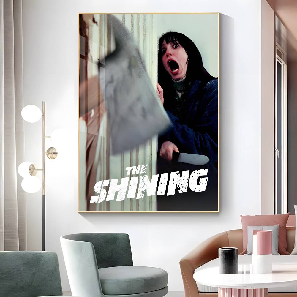 1pc The Shining Horror Movie Poster Sticker Print Waterproof Wall Art For Living Room Bedroom Home Decor