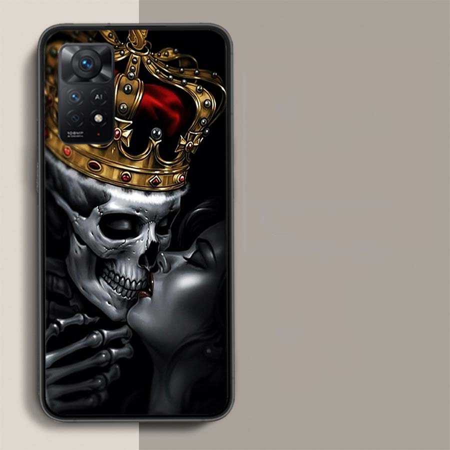 

Чехол для телефона Скелет Жнеца для Redmi Note 14+ 13 Pro Plus 14C 13C 12C 12 10A 10C 10 9 8 9A 9C 9T 8A 7 Pro Xiaomi Capa Redmi Note 14 5G