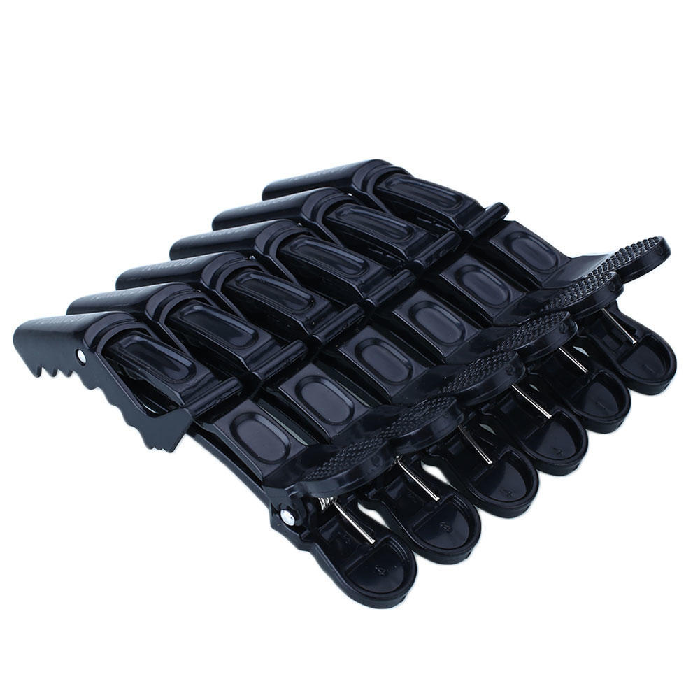 6Pcs/pack Plastic Hair Clips For Women Salon Matte Sectioning Clamp Hairdressing Grip Hairclip Set Hair Styling Tool