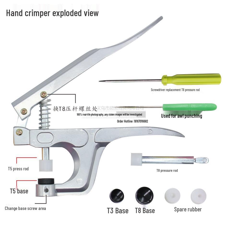 15-Color Resin Snap Fasteners & T5 Tool Set: Multicolored Plastic Buttons for Baby and Children Projects