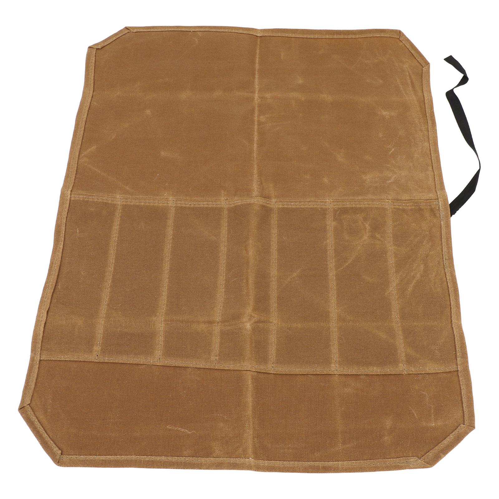 

Сумка-скрутка для инструментов шеф-повара, холщовая, водоотталкивающая, портативная, чехол-органайзер для вилок и инструментов шеф-повара, для кухонной утвари