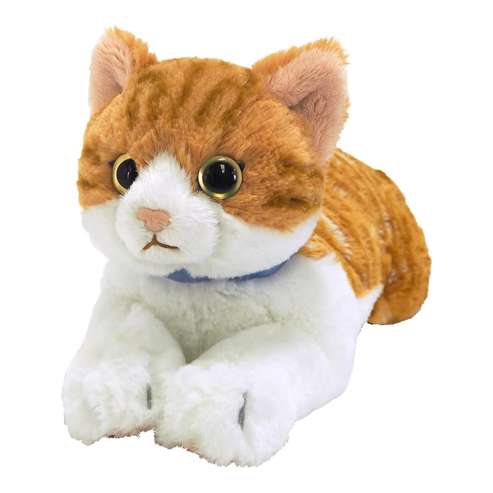 Sanlemon Hizaneko Chashiro Plush Toy 13x36x15cm Cute Cat Animal Stuffed Animal