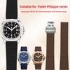 19-мм м'який силіконовий гумовий ремінець для годинника Patek Philippe серії Aquanaut 5067/5068/5072 жіночий гранатовий складаний застібка ремінець для годинника