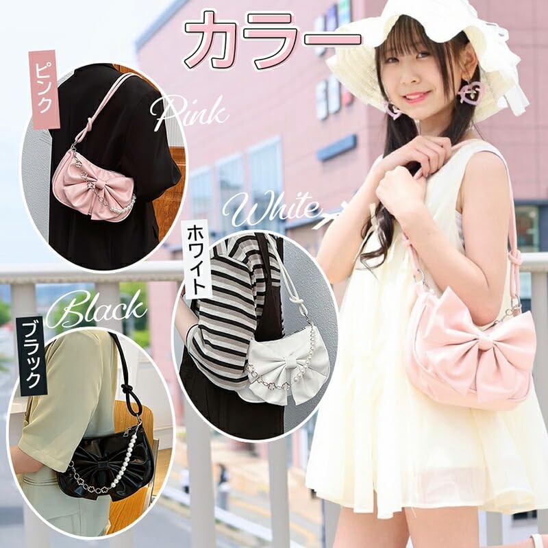 Herz-Engel Schultertasche für Teenager, Jugendliche und Erwachsene. Leichtes Nylon-Garn. Süße, stylische, lässige Umhängetasche für Damen und Kinder (Schwarz).