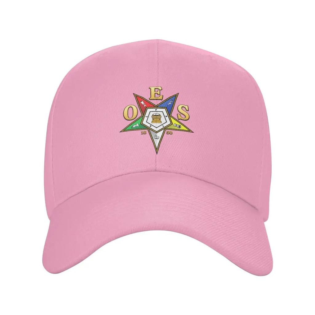 Custom Classic Unisex OES Emblem Order Of The Eastern Star Baseball Cap Adult Adjustable Dad Hat Women Unisex Outdoor Snapback Caps
