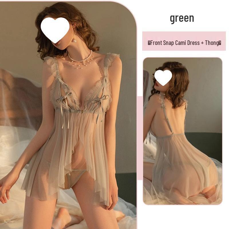 Temptation Lingerie: Plus Size, Quick-Release Robe for Small Busts