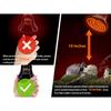 BNOSDM Reptile 75W Ceramic Heat Emitter,4 Pack Reptile Heat Lamp Bulbs,Non Light Emitting,Brooder Coop Heater Lamp Bulb for Amphibian Reptile Lizard