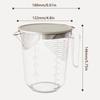 New 1000ML Filter Measuring Cup Large Capacity with Scale Baking Cups Thickened Cold Water Kettle Kitchen Baking Gadgets