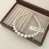 Women's Full Pearl Headband Sweet Elegant Hairband Padded Comfortable Hair Hoop for Date Night Party Hair Accessories