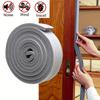 2pcs Door Window Gap Sealing Sponge Strip Sound Insulation Self Adhesive Windproof Glass Sticker Seam Prevention Wind Sliding
