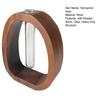Vase Ornaments Solid Wood Flower Vase Test Tube Shape Glass Vase  for Home Desktop Decoration